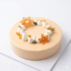 Barack-vanília mousse torta 12 szeletes