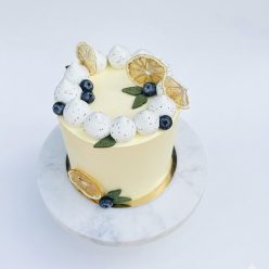 Mini citrom-mák torta 4-5 szeletes