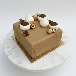   Mini mogyoró-karamell mignon torta 4 szeletes /búzalisztet nem tartalmaz/